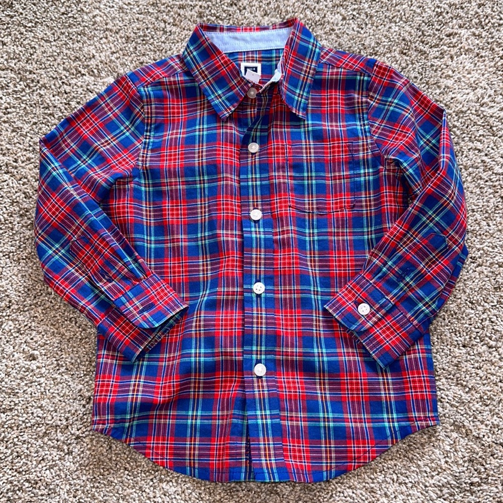 Janie and Jack baby boy button down